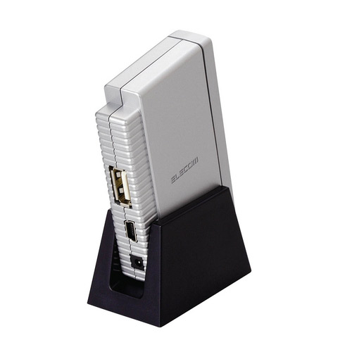 U2H-FC024SSV �G���R�� USB2.0�n�u 4�|�[�g (�V���o�[)�̏��i�摜2