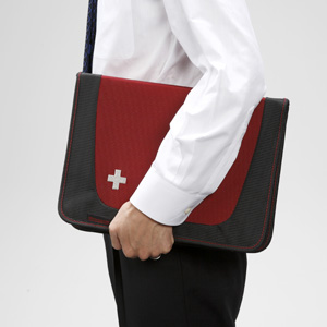 200-BAG015 �X�C�X�E�g���x���E�v���_�N�c �m�[�g�u�b�N�o�b�O Officer�@Portfilio�̏��i�摜3