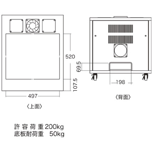 CP-2KFA �T�����T�v���C 19�C���`�}�E���g�{�b�N�X �h�o�@�\�t�� 12U�̏��i�摜5