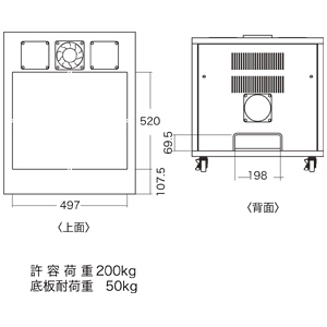 CP-2SKFA �T�����T�v���C 19�C���`�}�E���g�{�b�N�X �h�o�@�\�t�� 12U�̏��i�摜5