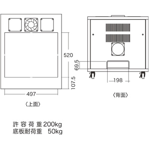 CP-4KFA �T�����T�v���C 19�C���`�}�E���g�{�b�N�X �h�o�@�\�t�� 18U�̏��i�摜5