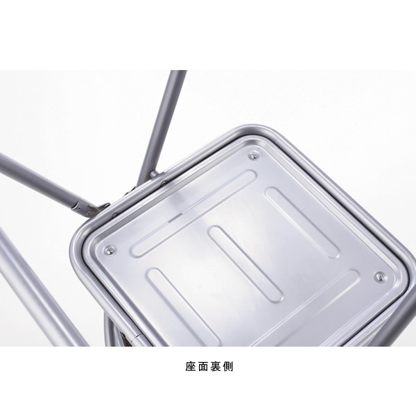 AC-39C(BK) �V���v�����C�t �A���~�t�H�[���f�B���O�`�F�A(�u���b�N)�̏��i�摜2