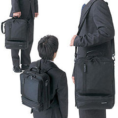 BAG-3WAY3BK �T�����T�v���C 3WAY�r�W�l�X�o�b�O (�^�e�^) �u���b�N�̏��i�摜3